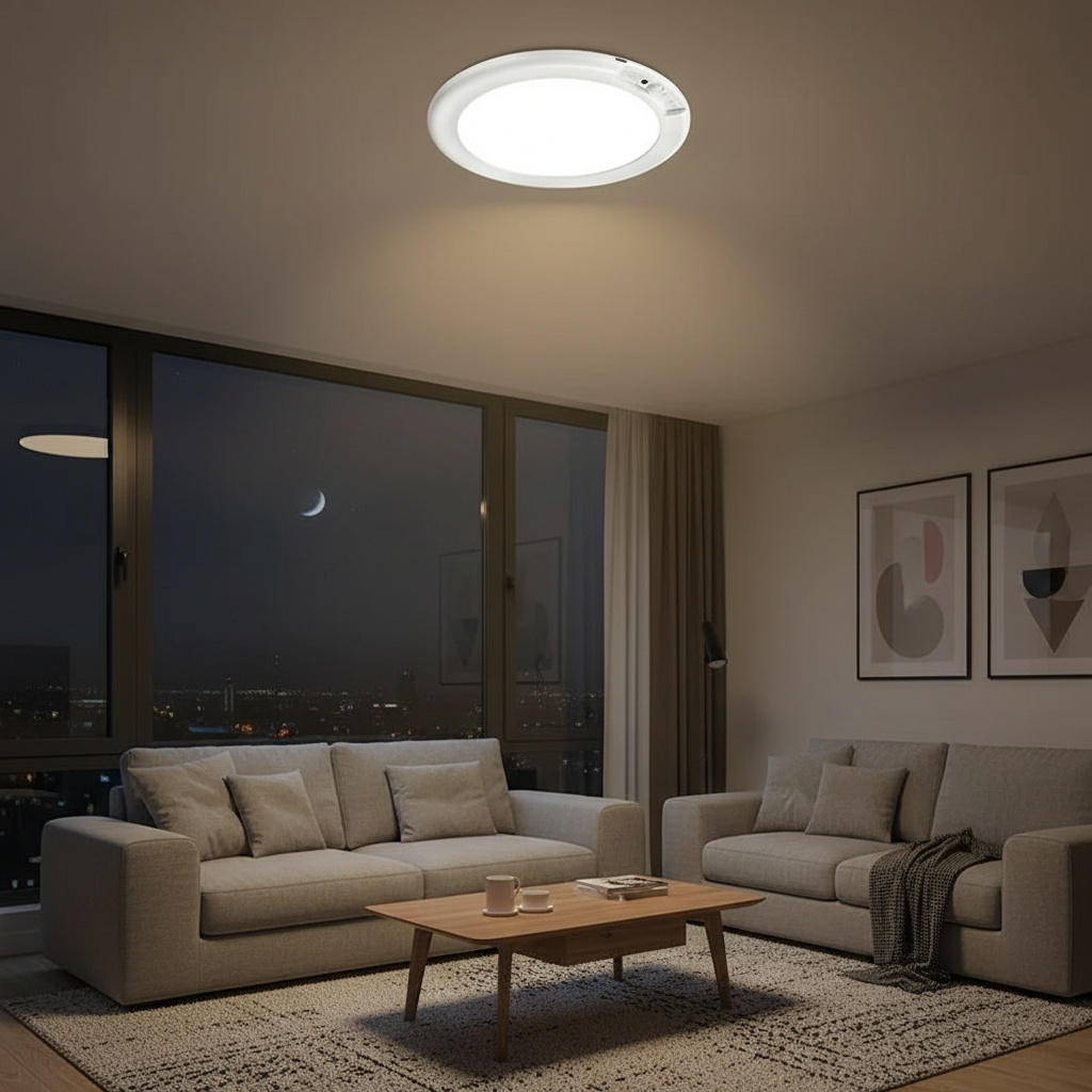 Rechargeable Motion Sensor Ceiling Light with Remote
