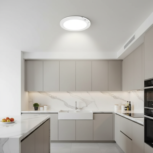 Rechargeable Motion Sensor Ceiling Light with Remote